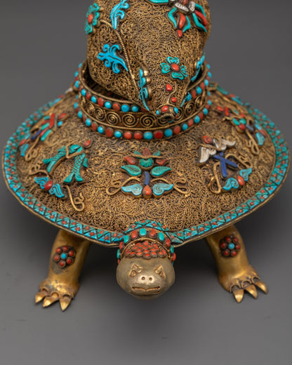 Turtle with Conch Shell | Buddhist Tradition
