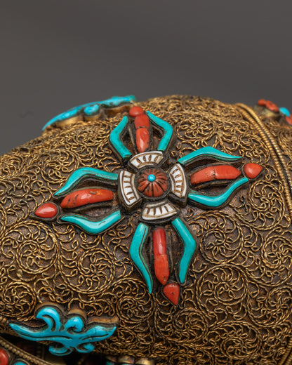 Turtle with Conch Shell | Buddhist Tradition