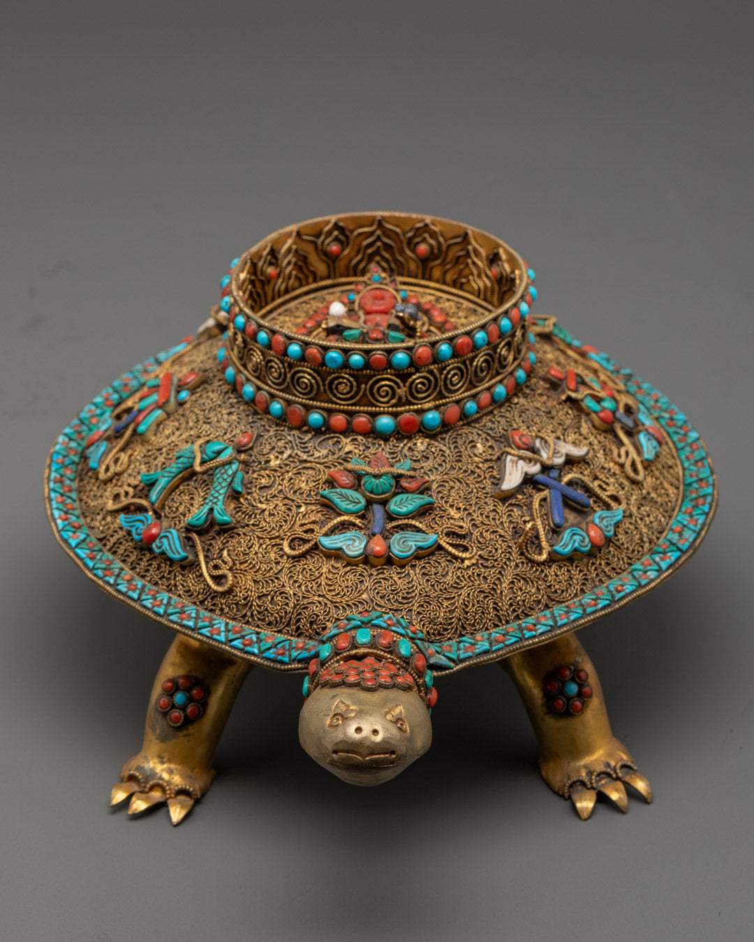 Turtle with Conch Shell | Buddhist Tradition