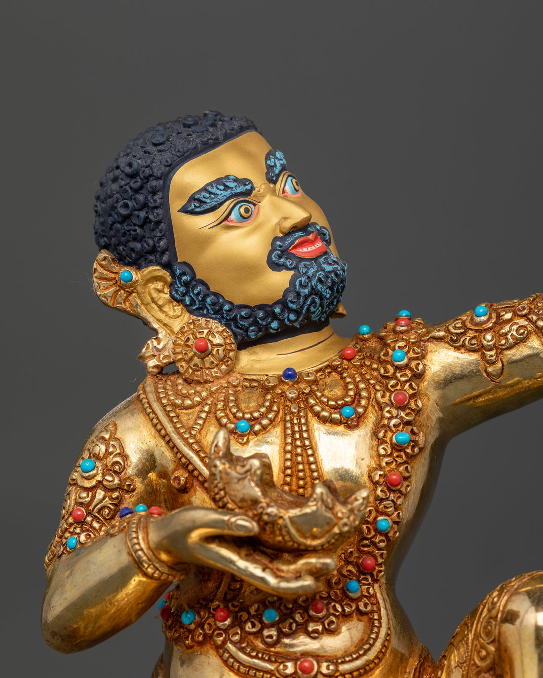 Handcrafted Virupaksha Statue: Guardian of the Earth