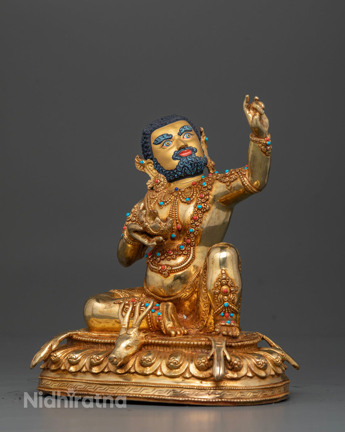 Handcrafted Virupaksha Statue: Guardian of the Earth