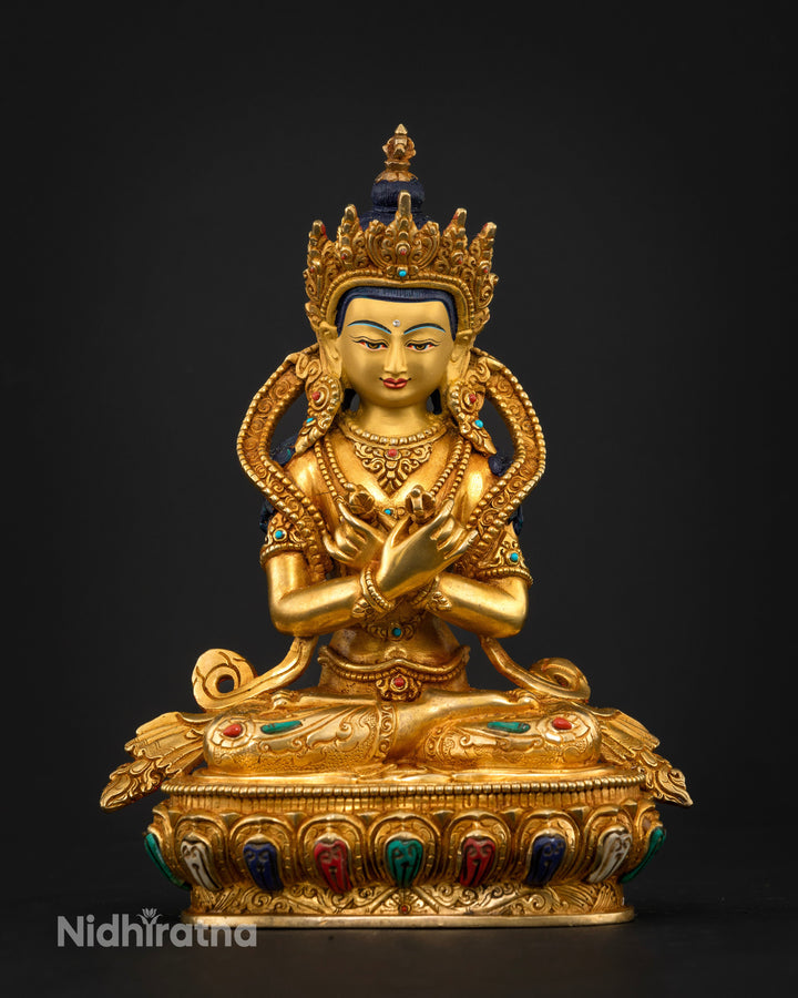 The Cosmic Buddha: Vajradhara Statue of Infinite Wisdom