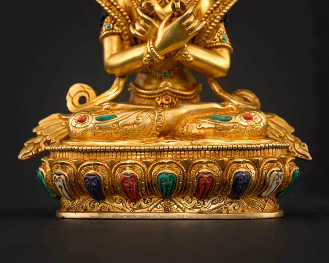 The Cosmic Buddha: Vajradhara Statue of Infinite Wisdom