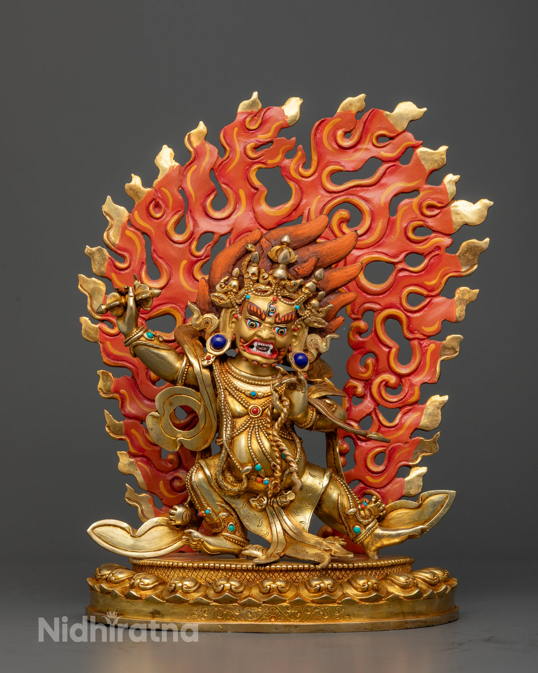 Empowering Vajrapani Buddha Statue for Mindfulness and Focus