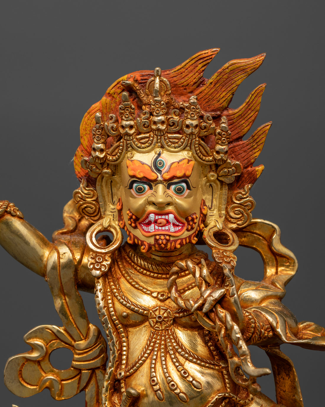 Handcrafted Vajrapani Statue: The Mighty Protector