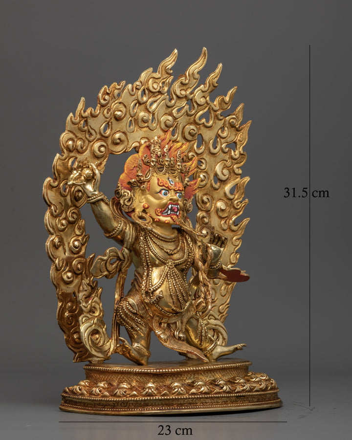 Sacred Handmade Vajrapani Statue:  Ideal for Empowering Your Space