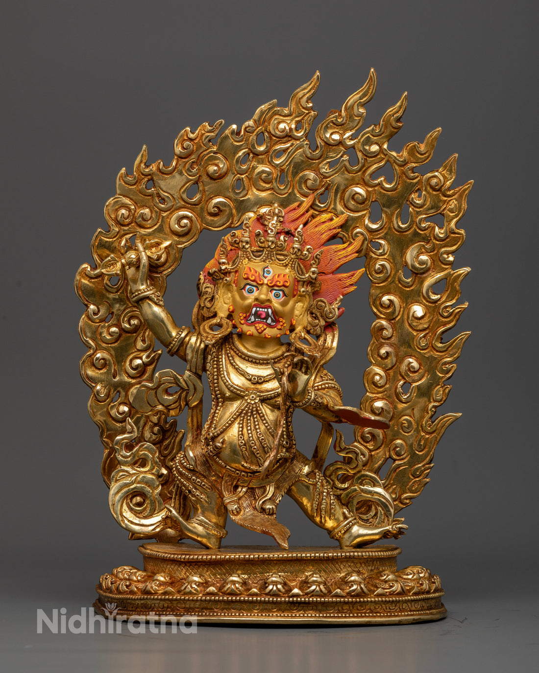 Sacred Handmade Vajrapani Statue:  Ideal for Empowering Your Space