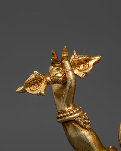 Sacred Handmade Vajrapani Statue:  Ideal for Empowering Your Space