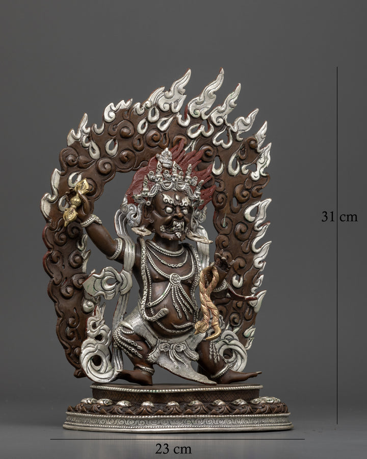 Elegant Oxidized Copper Vajrapani: The Perfect Spiritual Companion