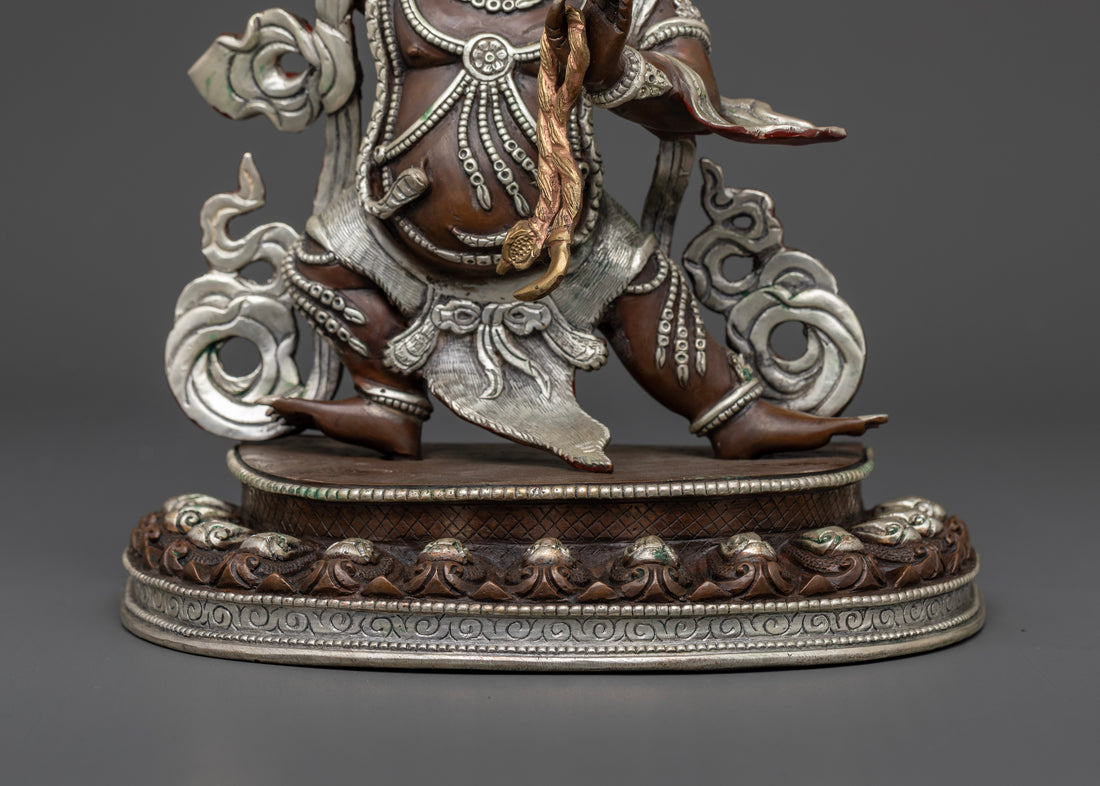 Elegant Oxidized Copper Vajrapani: The Perfect Spiritual Companion