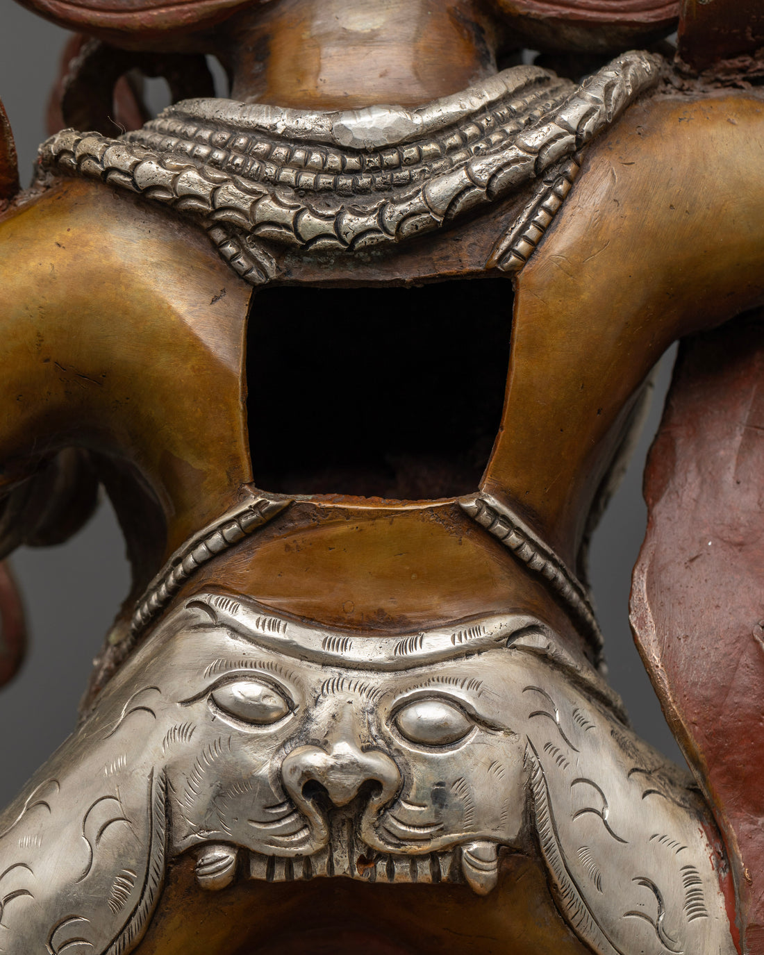 Wrathful Vajrapani Protector Statue