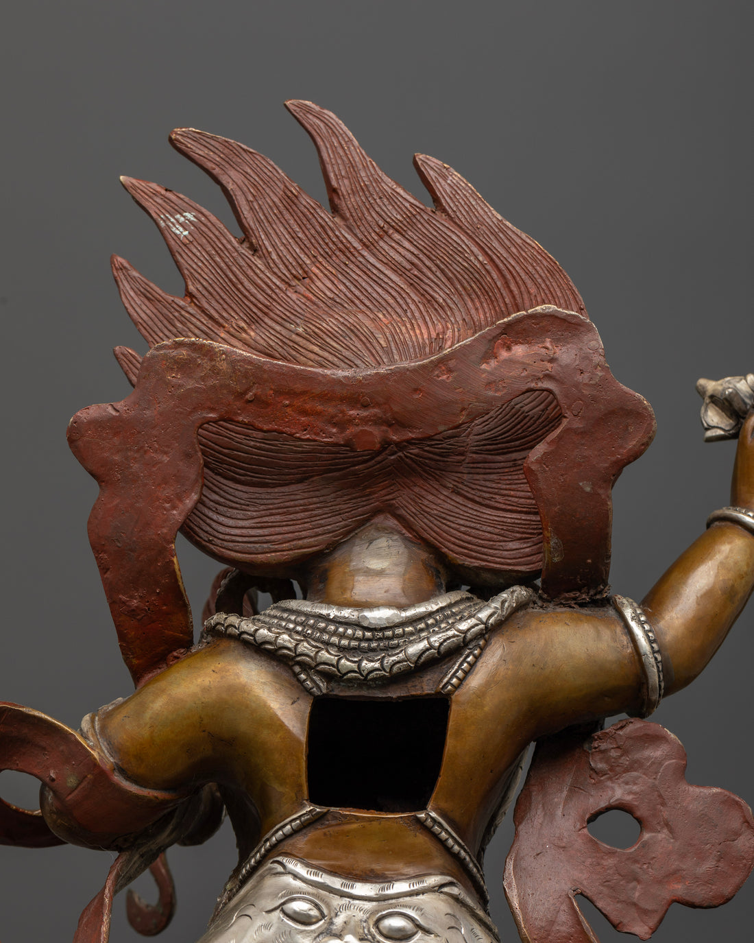 Wrathful Vajrapani Protector Statue