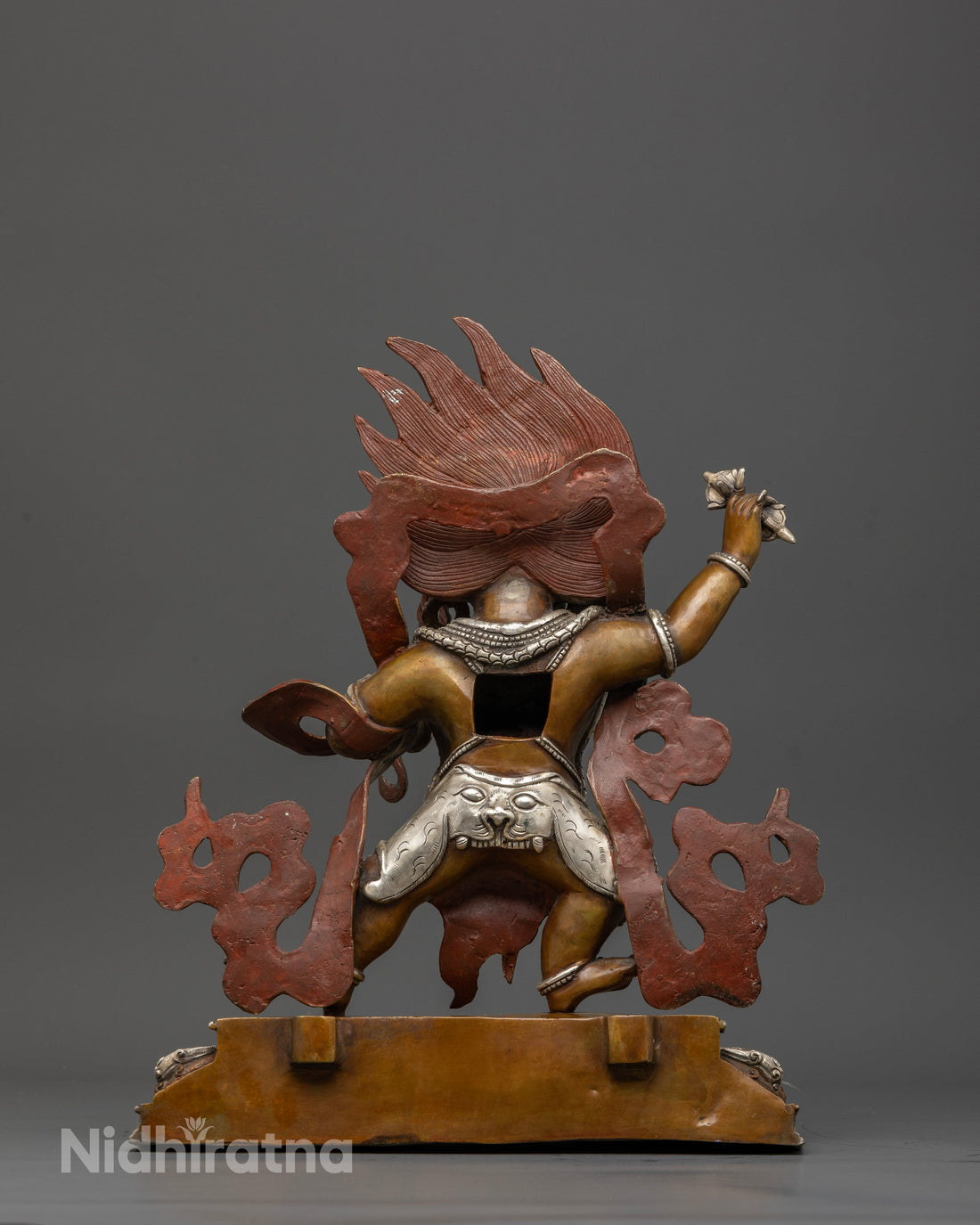 Wrathful Vajrapani Protector Statue