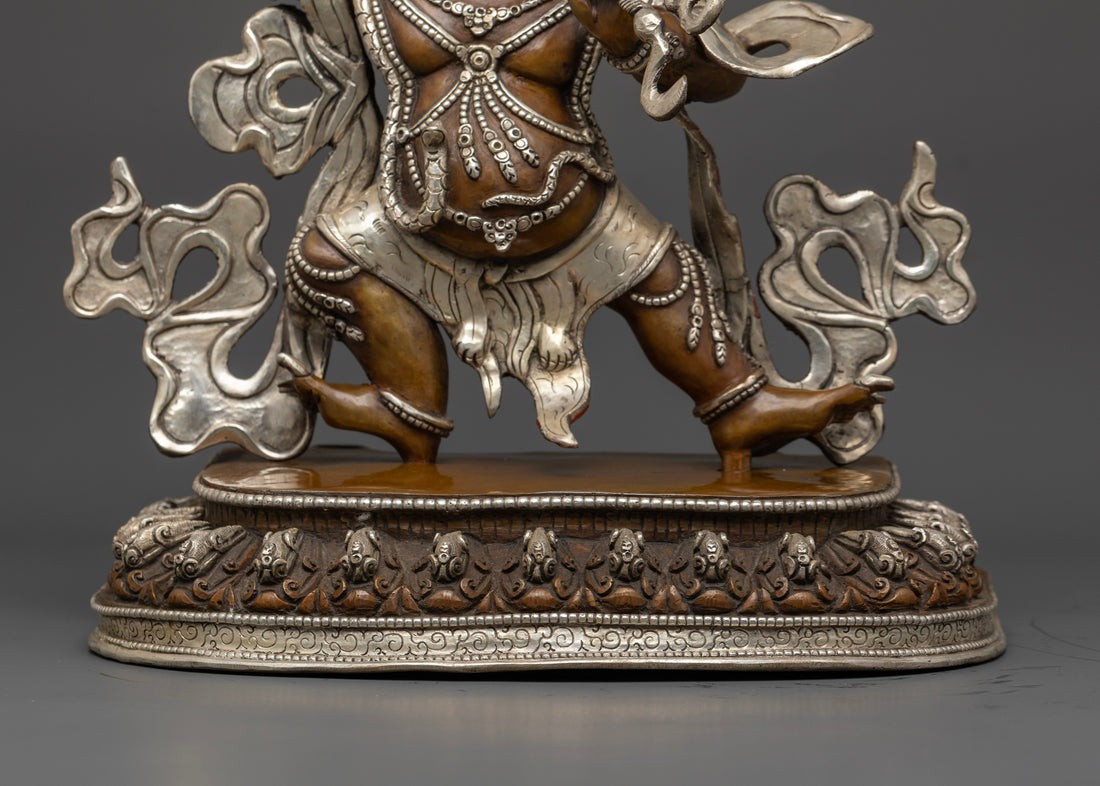 Wrathful Vajrapani Protector Statue