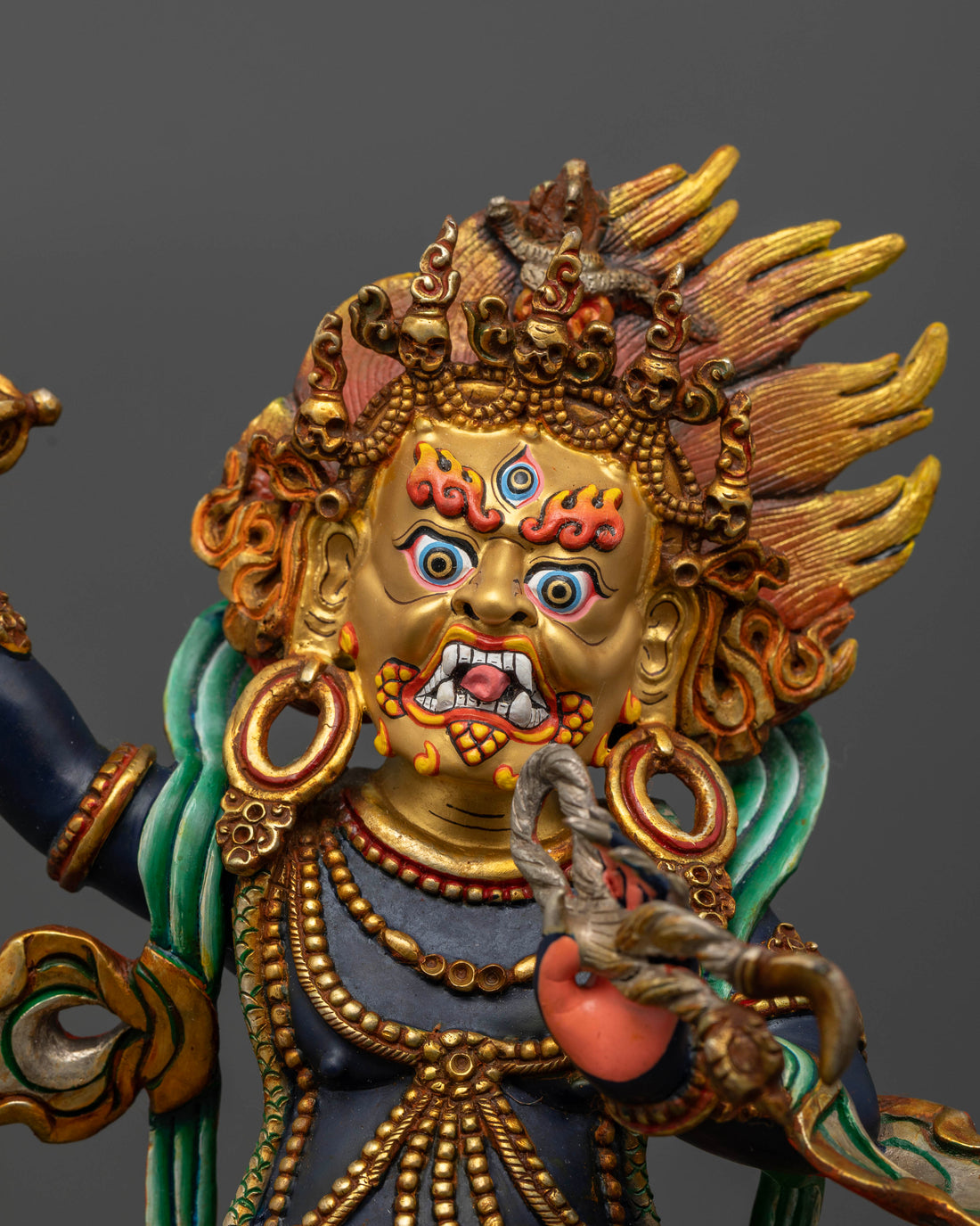 Handmade Vajrapani Sculpture for Spiritual Defense