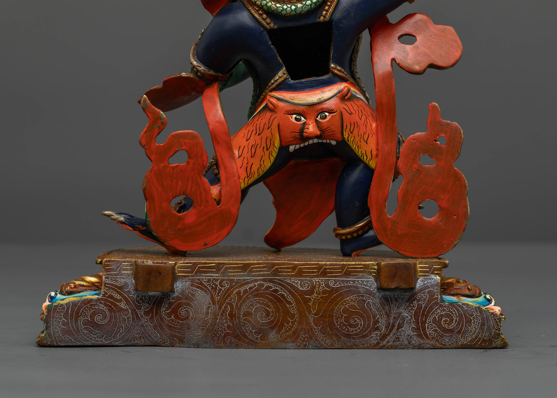 Handmade Vajrapani Sculpture for Spiritual Defense