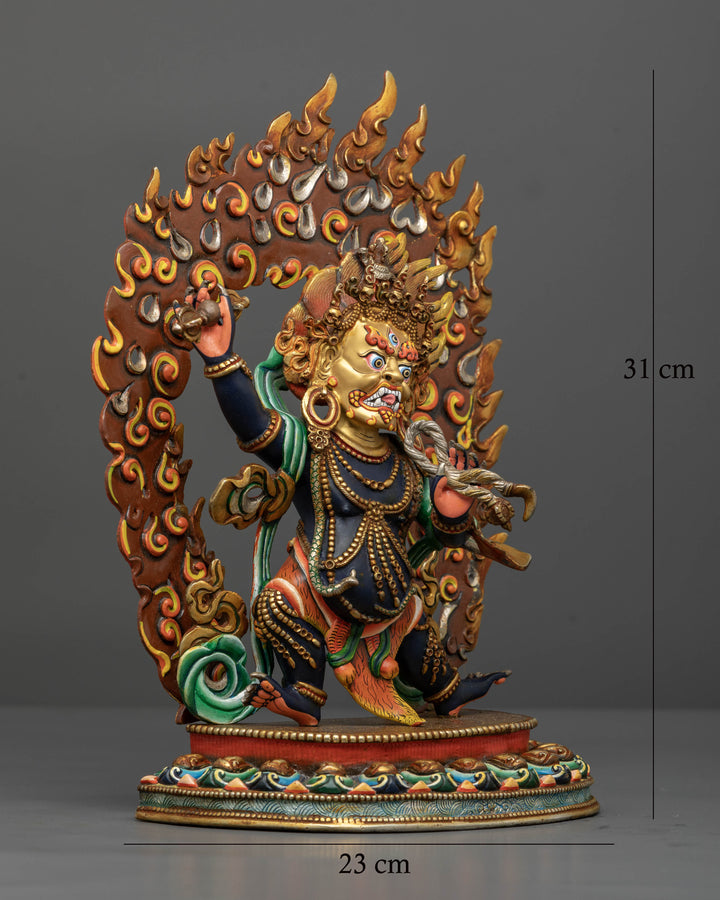 Handmade Vajrapani Sculpture for Spiritual Defense