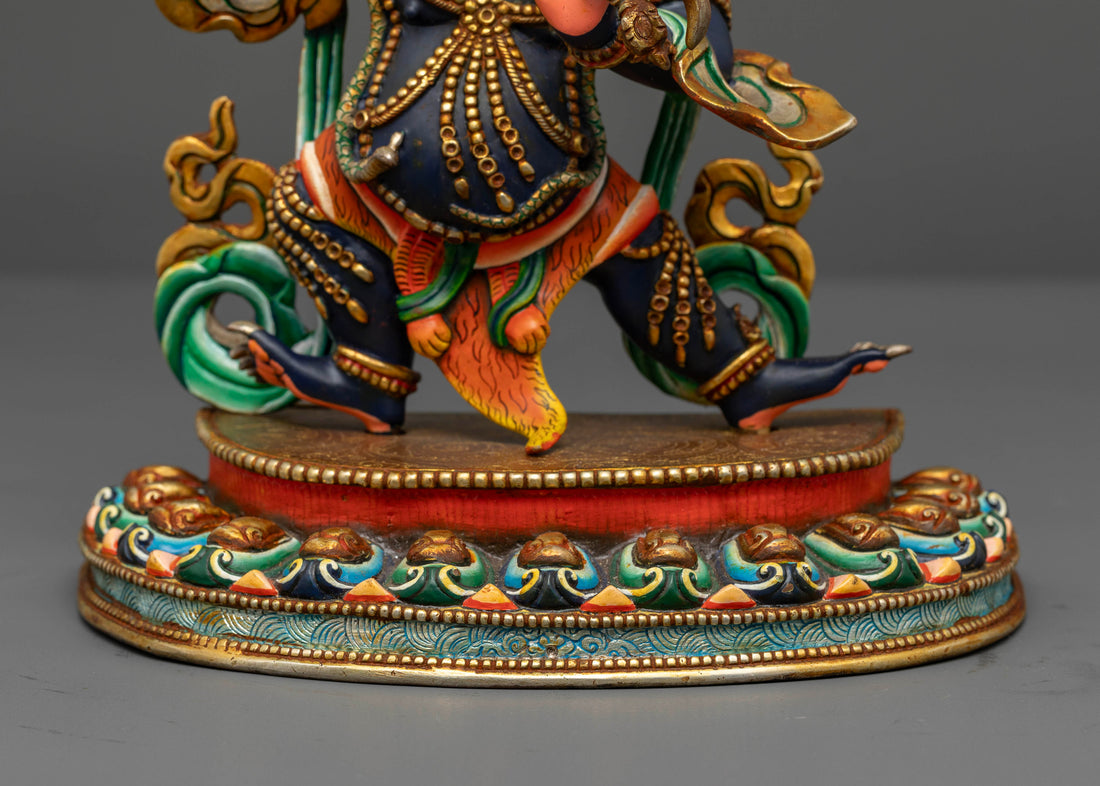 Handmade Vajrapani Sculpture for Spiritual Defense