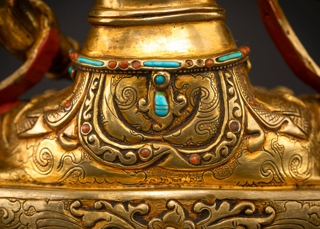 The Gold-Gilded Vajrasattva: Symbol of Transcendent Purity