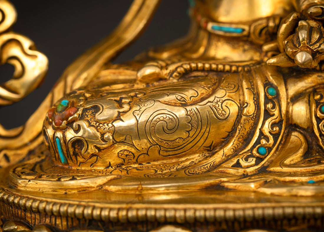 The Gold-Gilded Vajrasattva: Symbol of Transcendent Purity