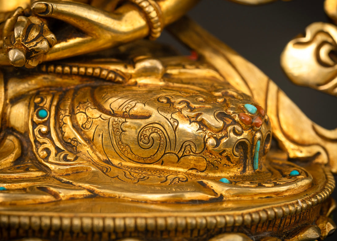 The Gold-Gilded Vajrasattva: Symbol of Transcendent Purity