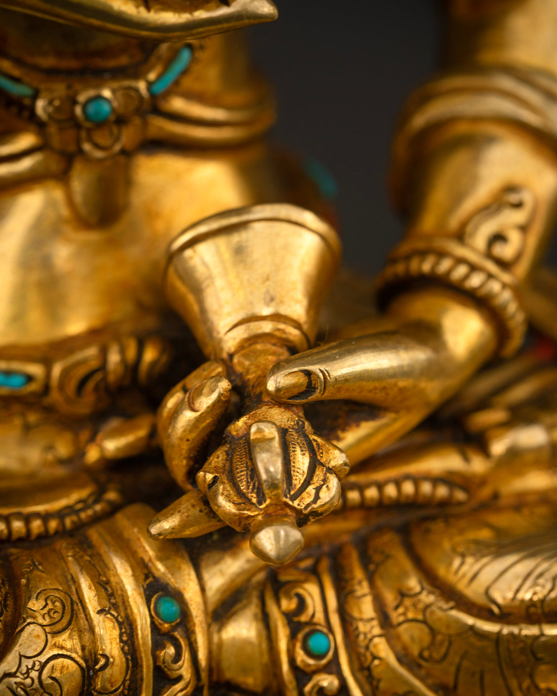 The Gold-Gilded Vajrasattva: Symbol of Transcendent Purity