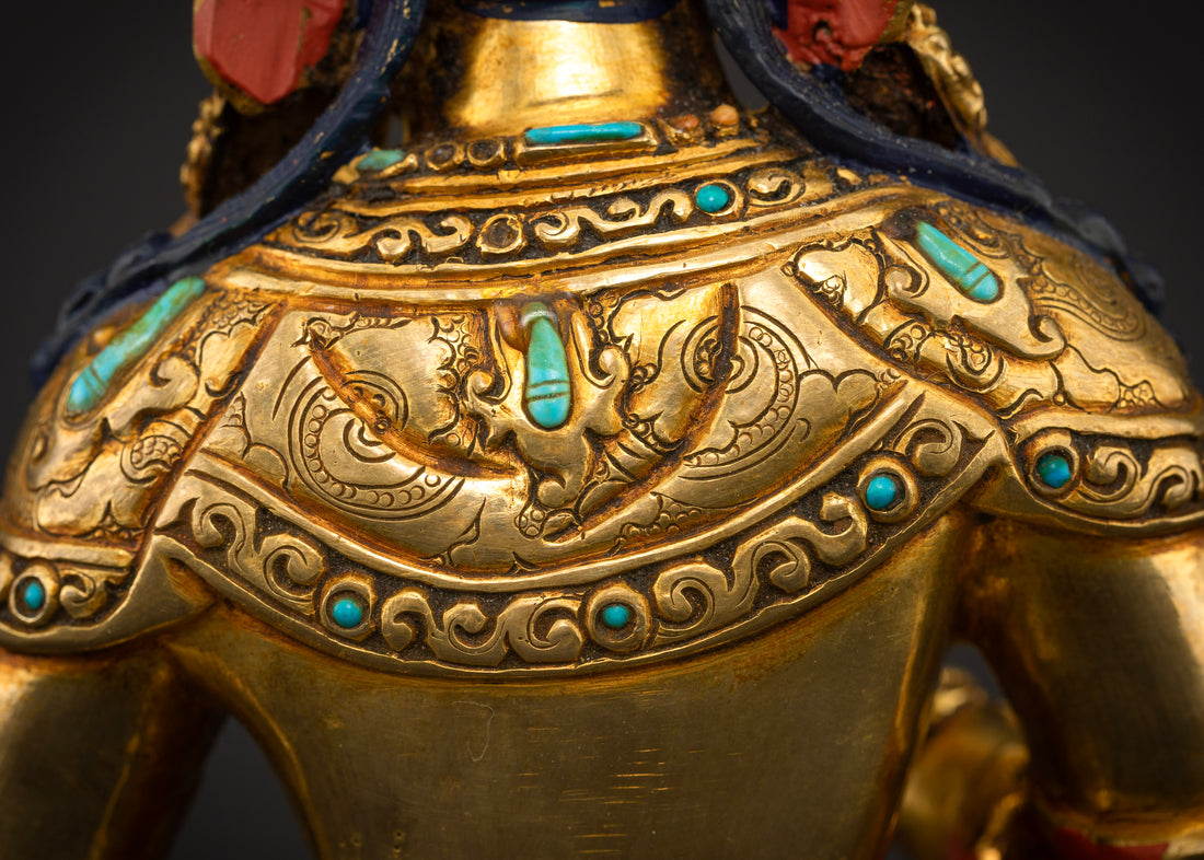 The Gold-Gilded Vajrasattva: Symbol of Transcendent Purity