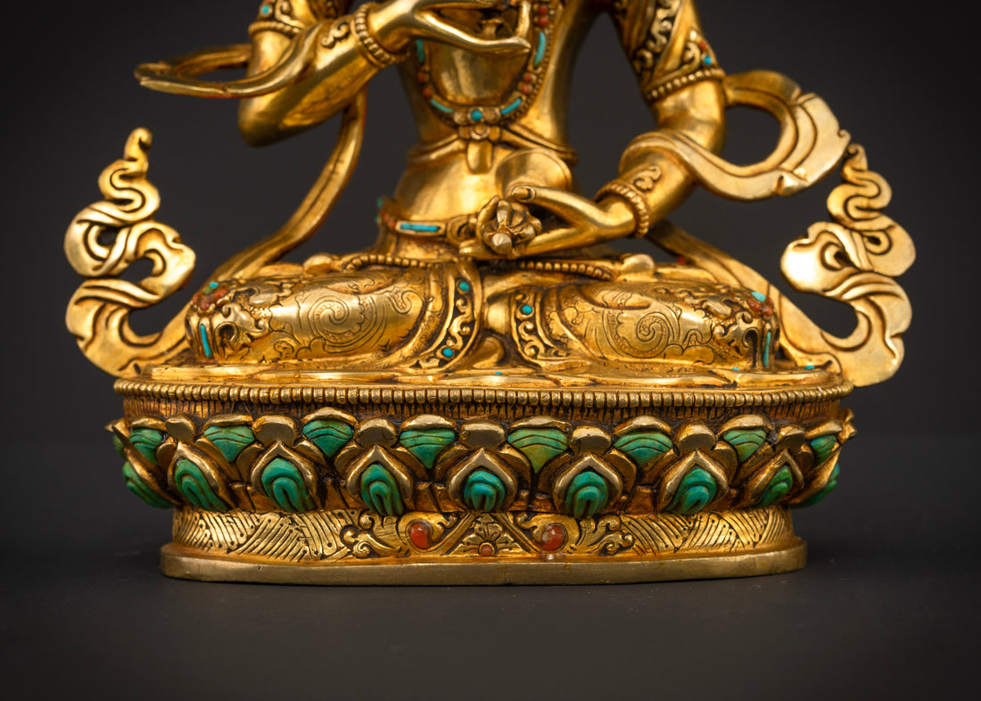 The Gold-Gilded Vajrasattva: Symbol of Transcendent Purity