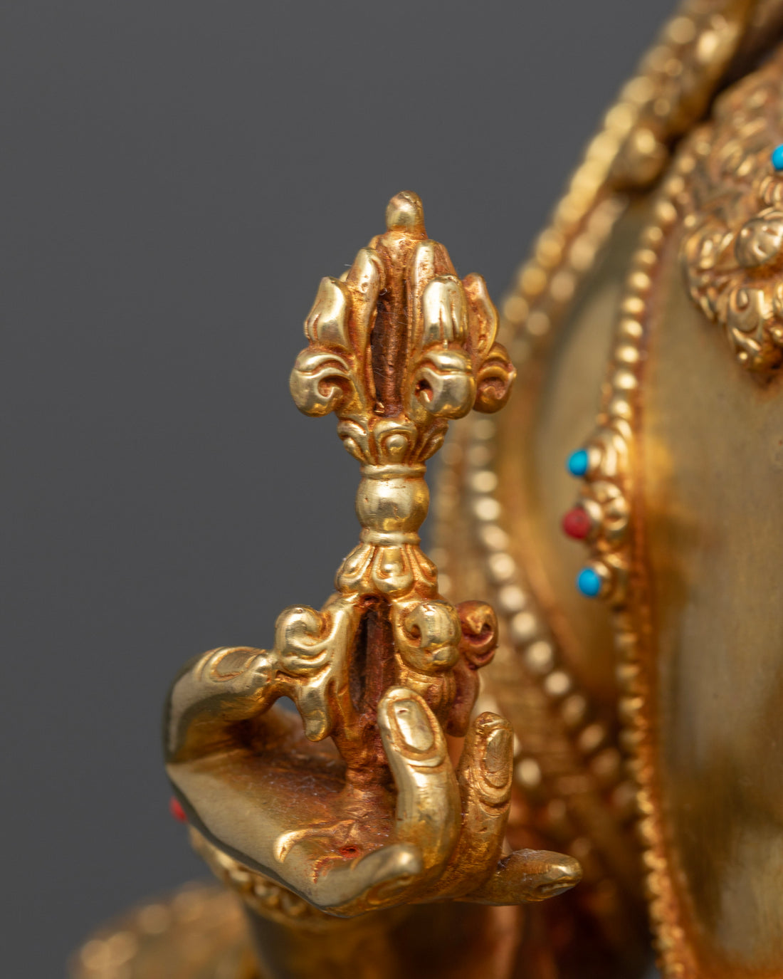 Vajrasattva in a Throne: Exquisite Symbol of Purification