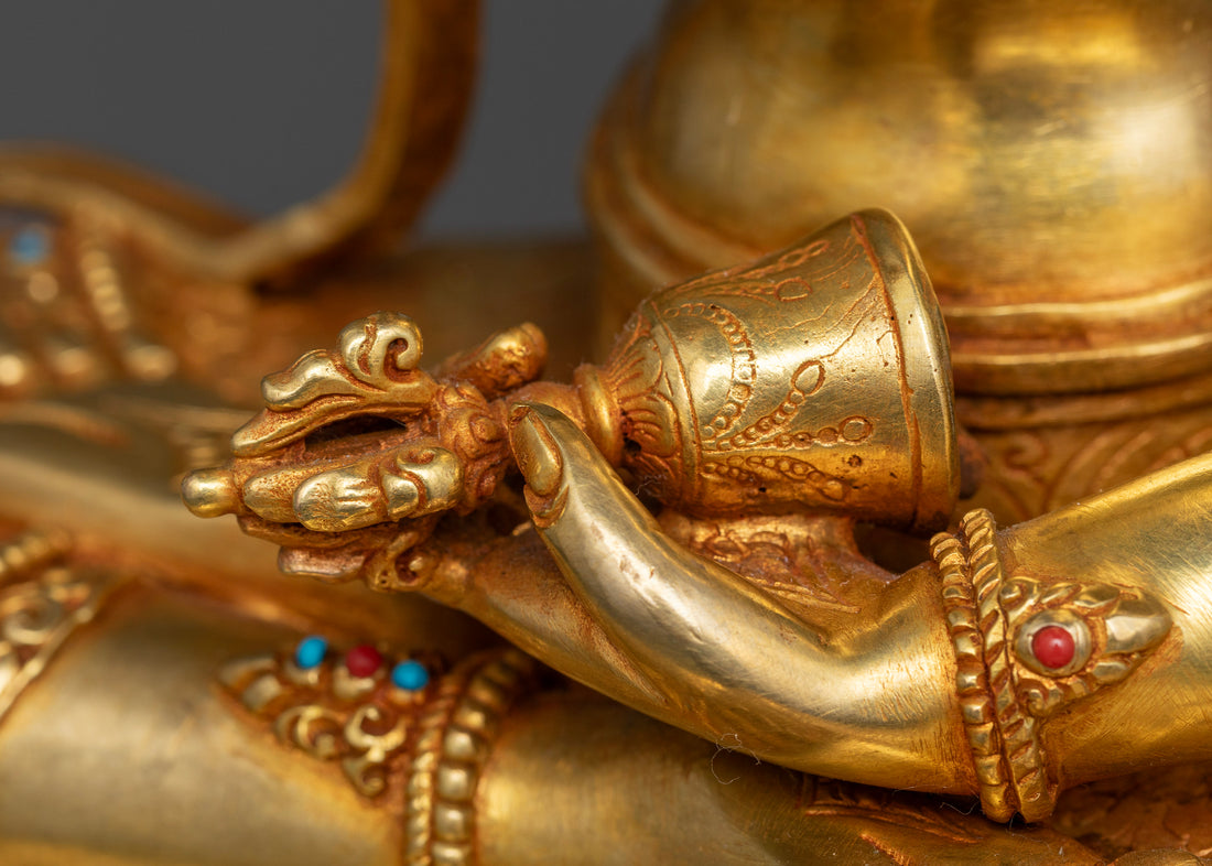 Vajrasattva in a Throne: Exquisite Symbol of Purification