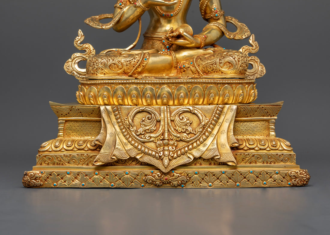 Vajrasattva in a Throne: Exquisite Symbol of Purification