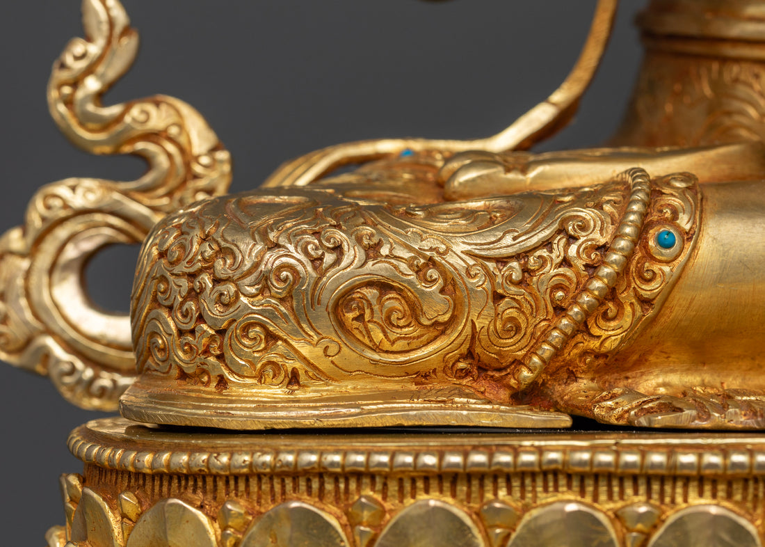 Vajrasattva in a Throne: Exquisite Symbol of Purification