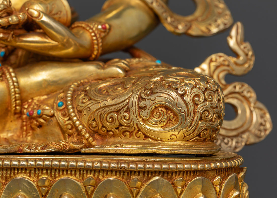 Vajrasattva in a Throne: Exquisite Symbol of Purification