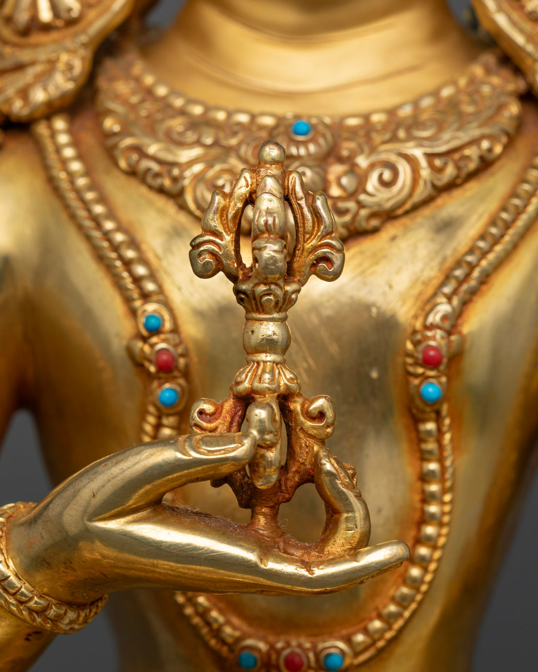 Vajrasattva in a Throne: Exquisite Symbol of Purification