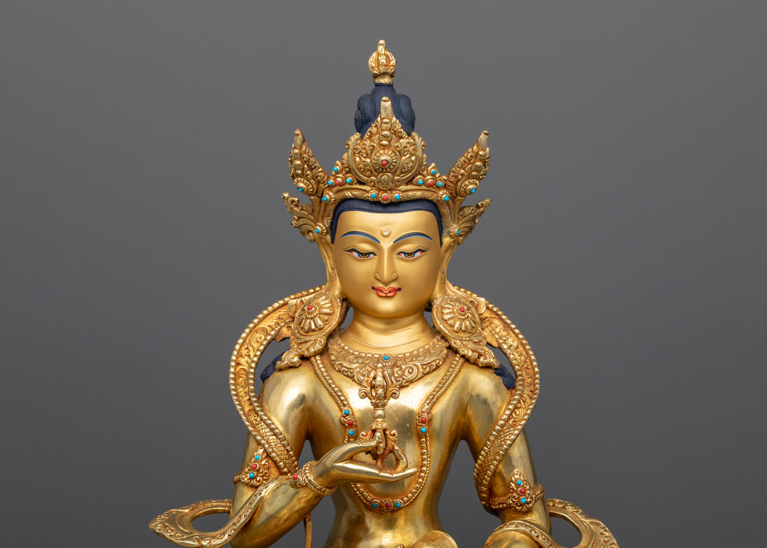 Vajrasattva in a Throne: Exquisite Symbol of Purification