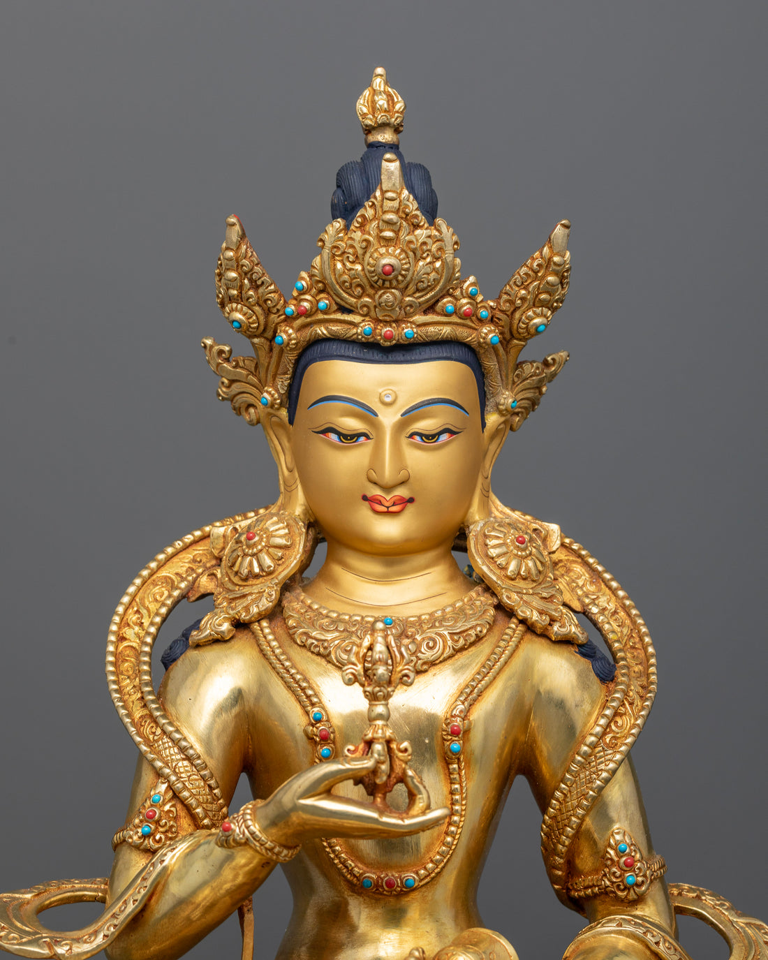 Vajrasattva in a Throne: Exquisite Symbol of Purification