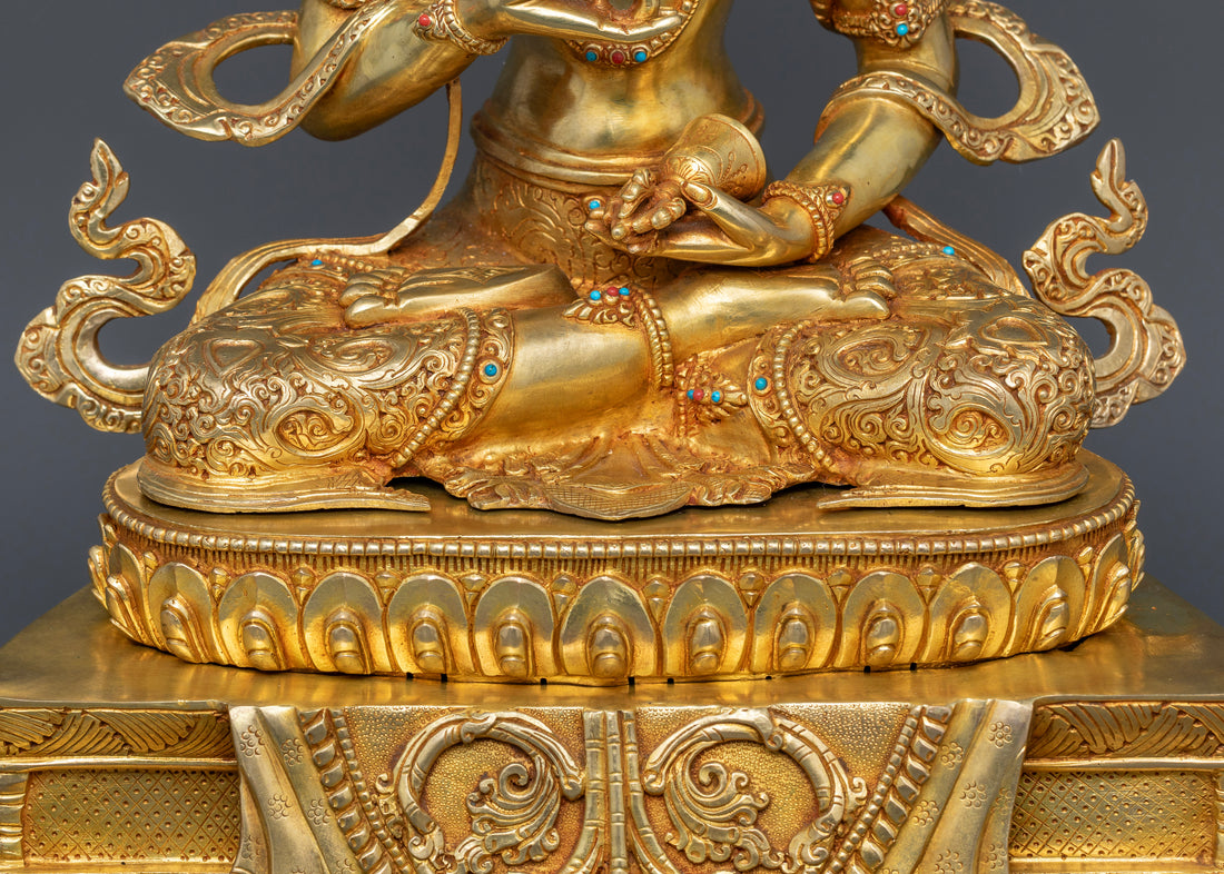 Vajrasattva in a Throne: Exquisite Symbol of Purification