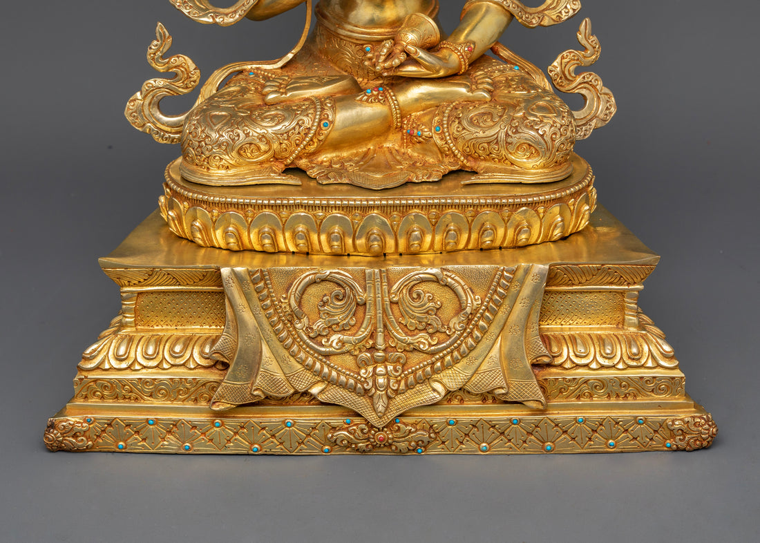 Vajrasattva in a Throne: Exquisite Symbol of Purification