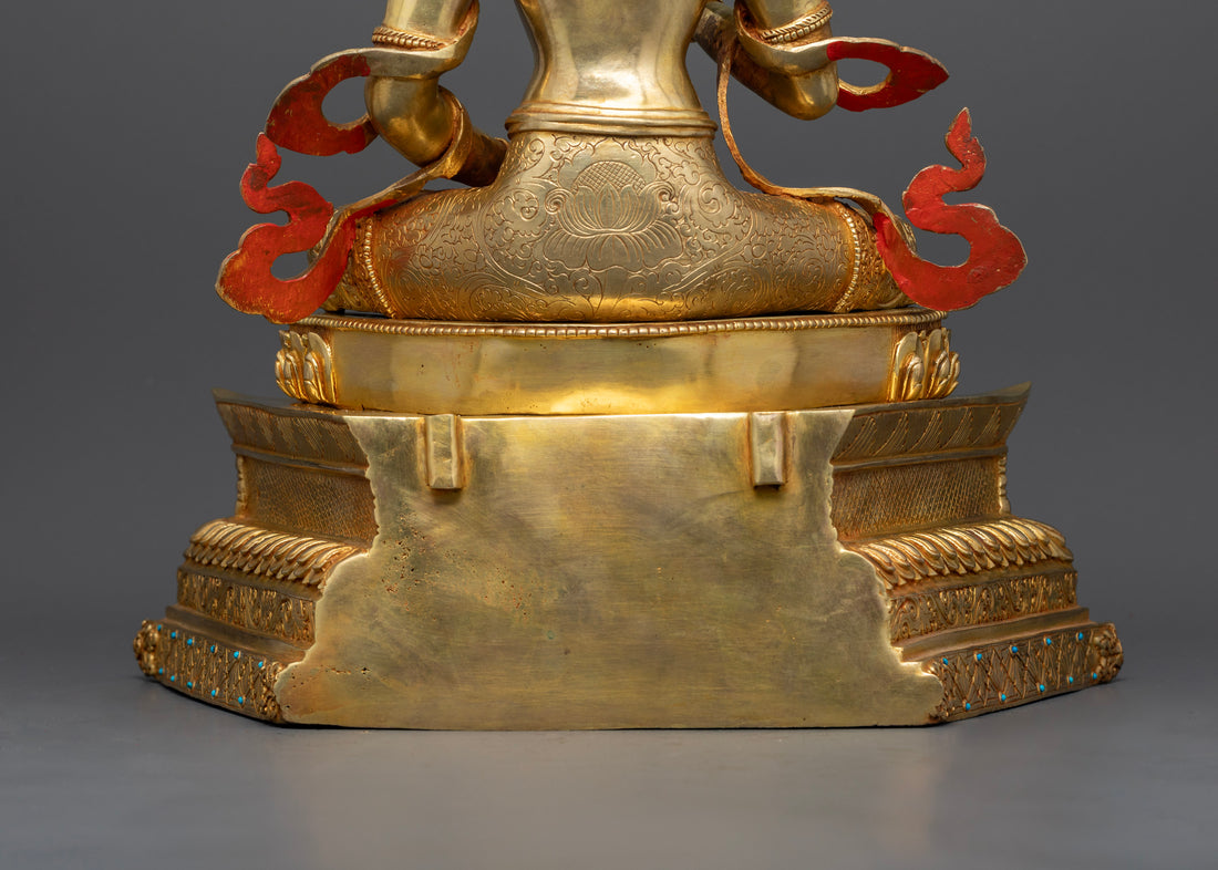 Vajrasattva in a Throne: Exquisite Symbol of Purification