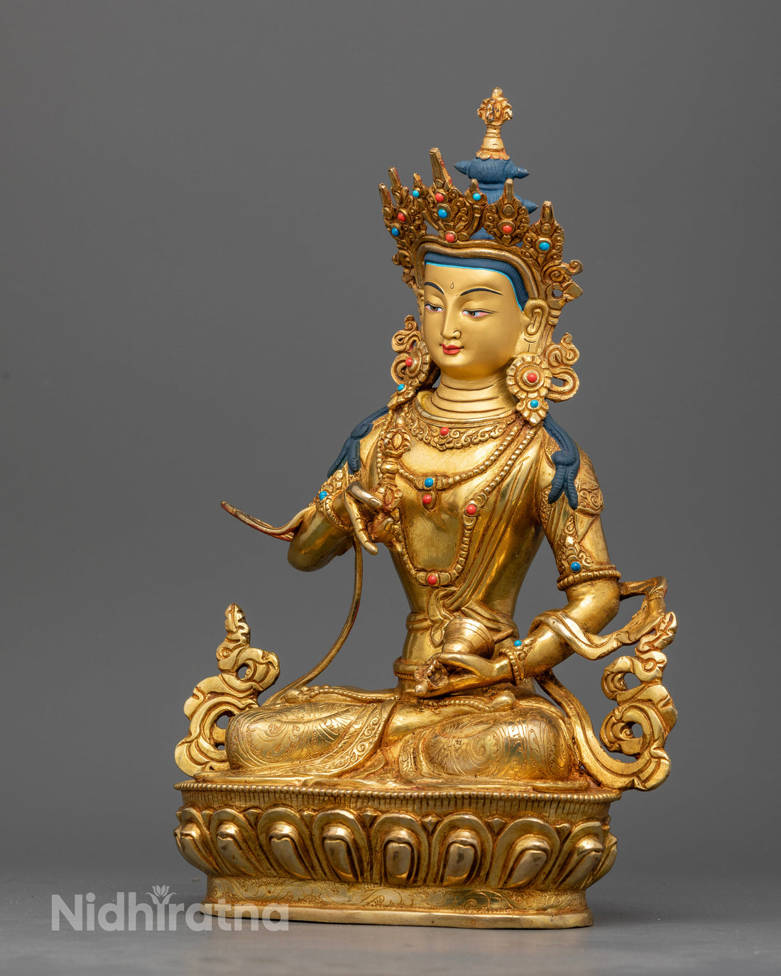 Handcrafted Vajrasattva Sculpture - Symbol of Spiritual Cleansing and Transformation