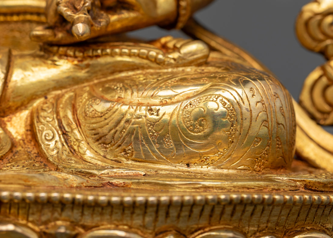 Handcrafted Vajrasattva Sculpture - Symbol of Spiritual Cleansing and Transformation