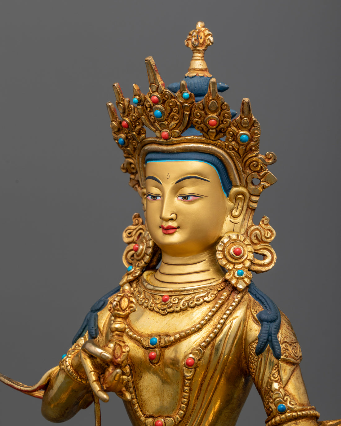 Handcrafted Vajrasattva Sculpture - Symbol of Spiritual Cleansing and Transformation