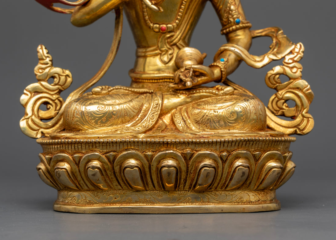 Handcrafted Vajrasattva Sculpture - Symbol of Spiritual Cleansing and Transformation