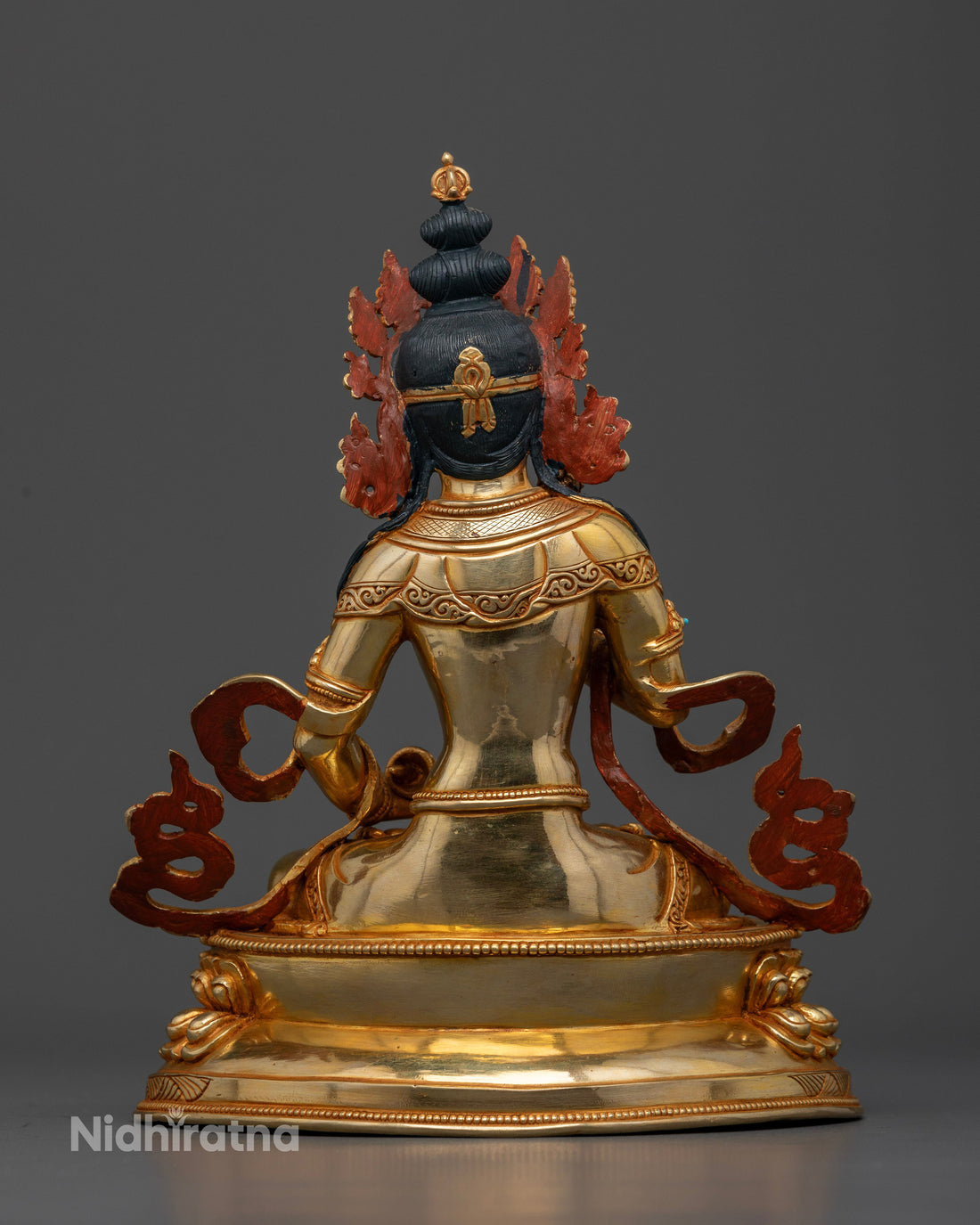 Vajrasattva: The Embodiment of Purity in Gold Gilded Splendor