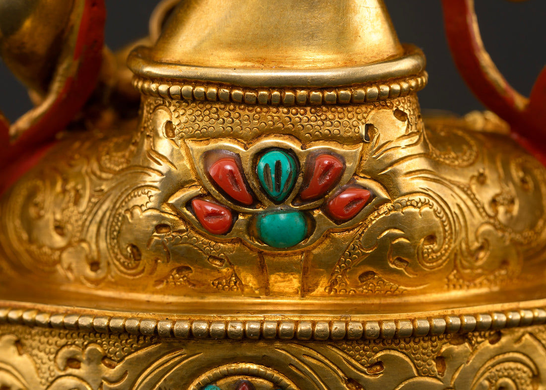 Handcrafted Purity: The Unique Vajrasattva Statue