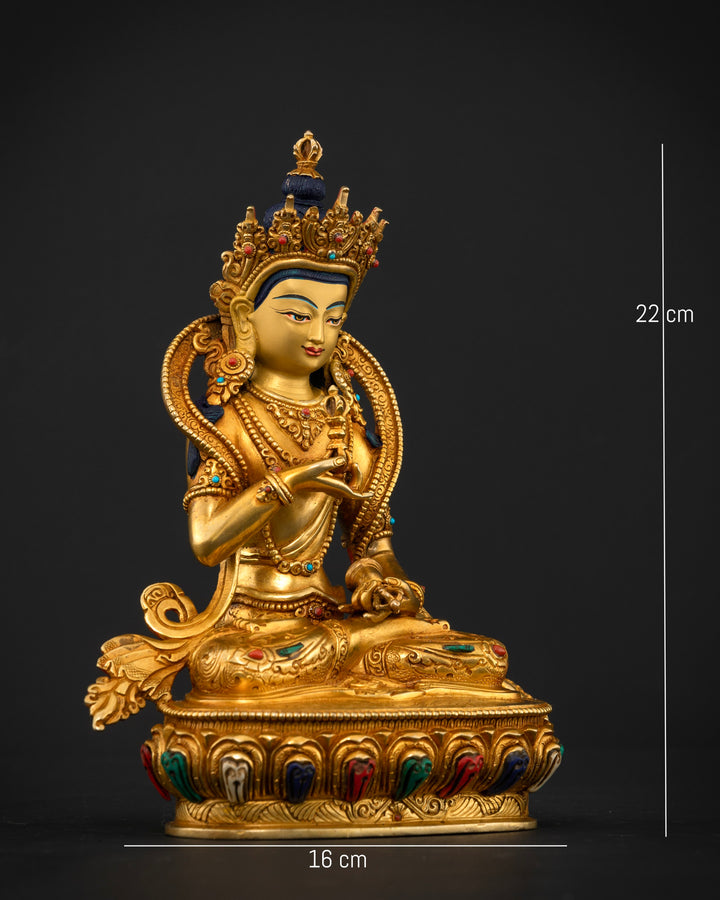 Handcrafted Purity: The Unique Vajrasattva Statue