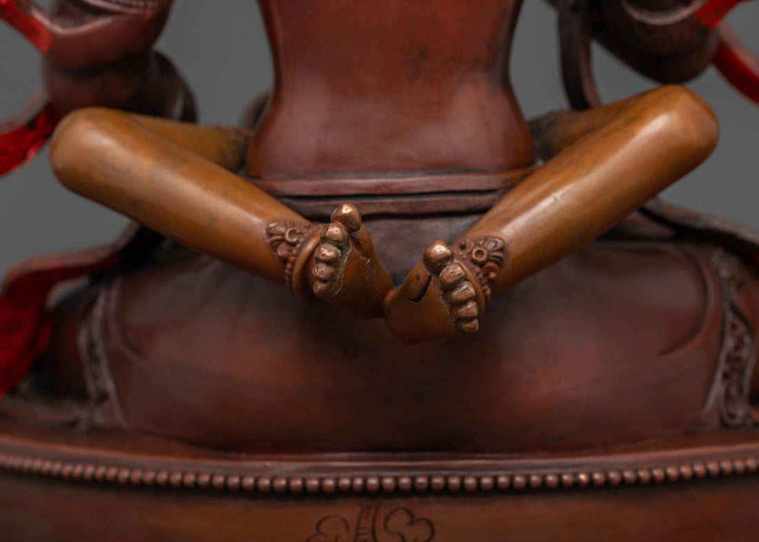 Purification and Unity with a Vajrasattva and Consort Statue