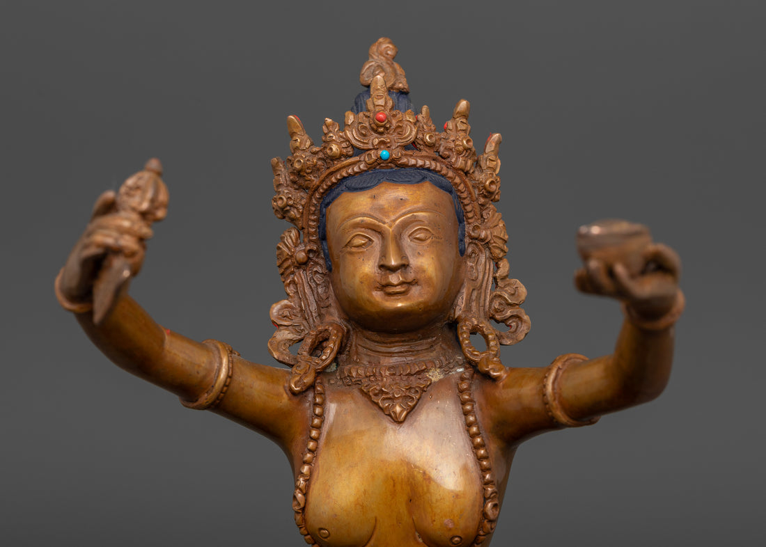 Purification and Unity with a Vajrasattva and Consort Statue