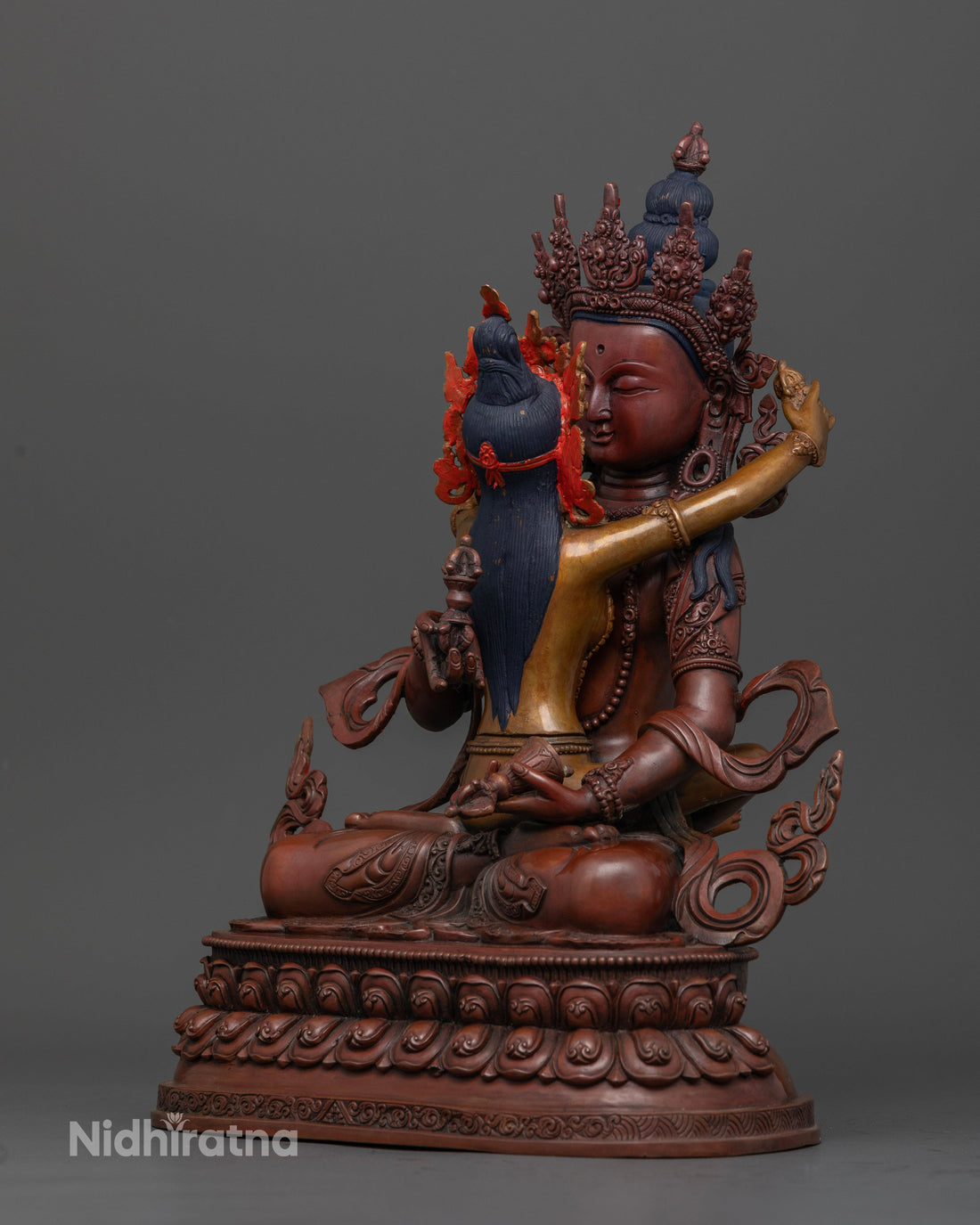 Purification and Unity with a Vajrasattva and Consort Statue