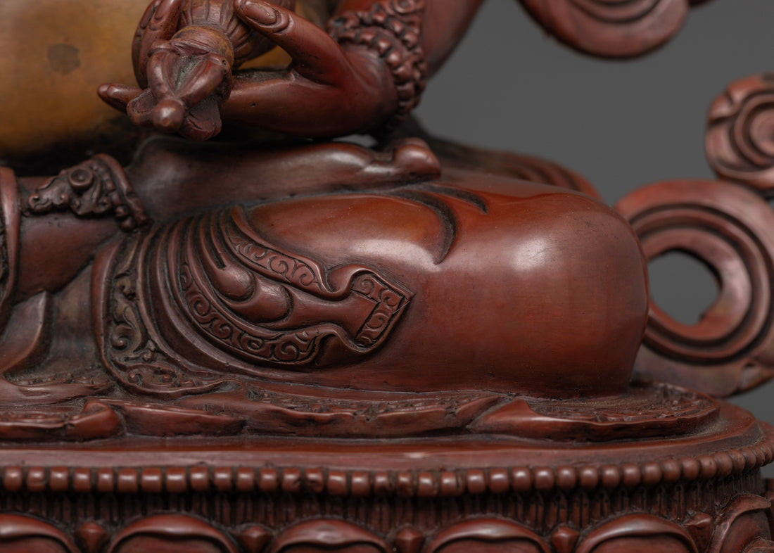 Purification and Unity with a Vajrasattva and Consort Statue